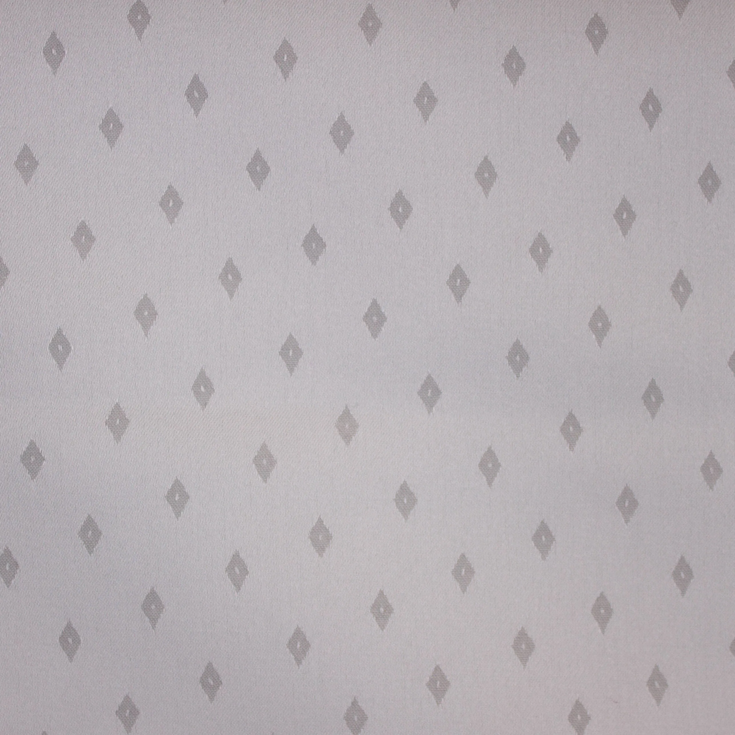 Jacquard Polyester zilver met ruiten